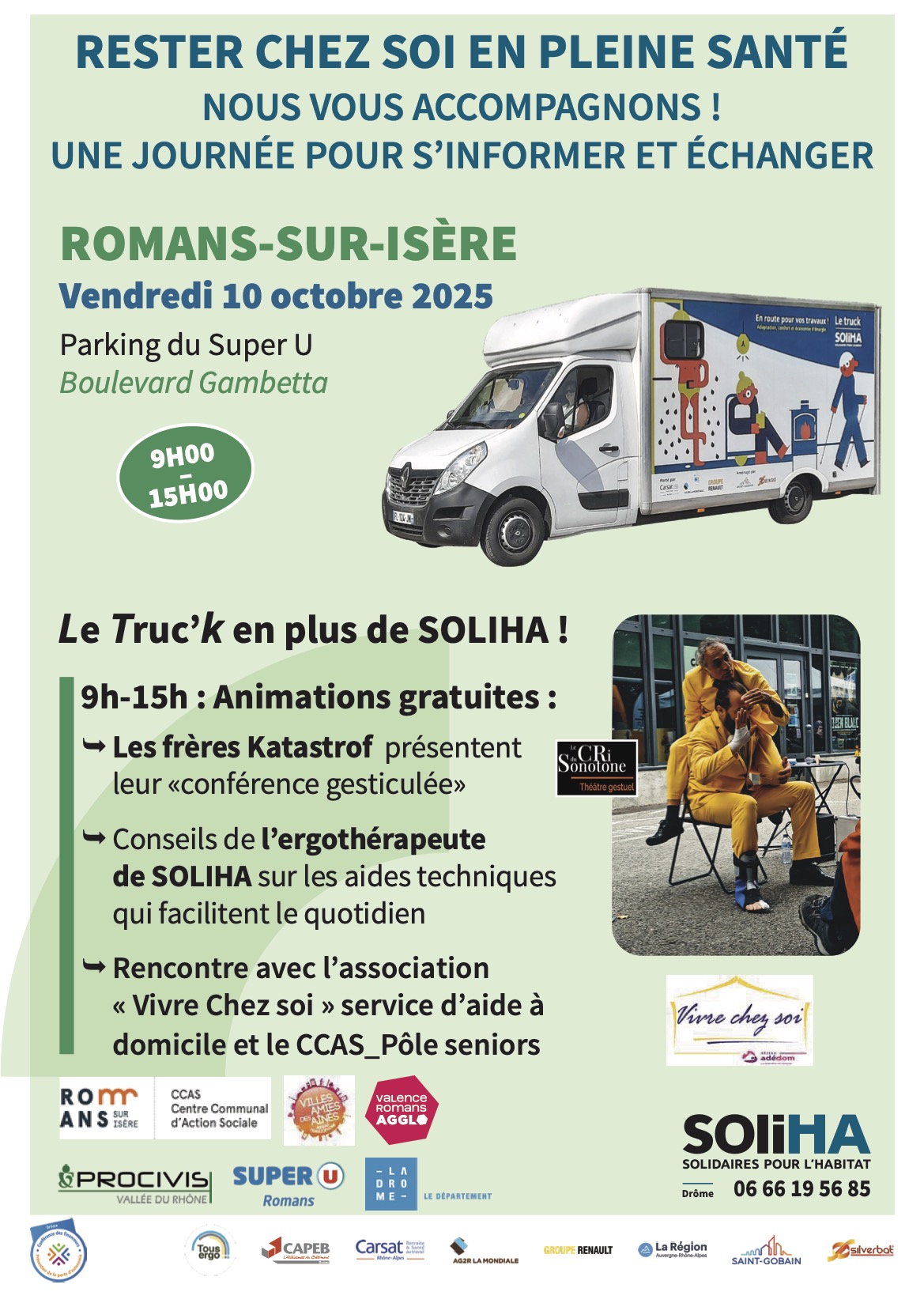Flyer ROMANS OCTOBRE (glissés)